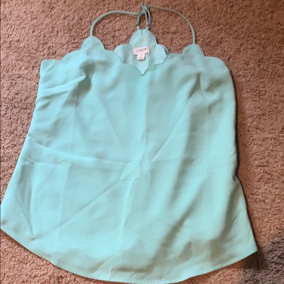J. Crew Tops - J crew scalloped tank top